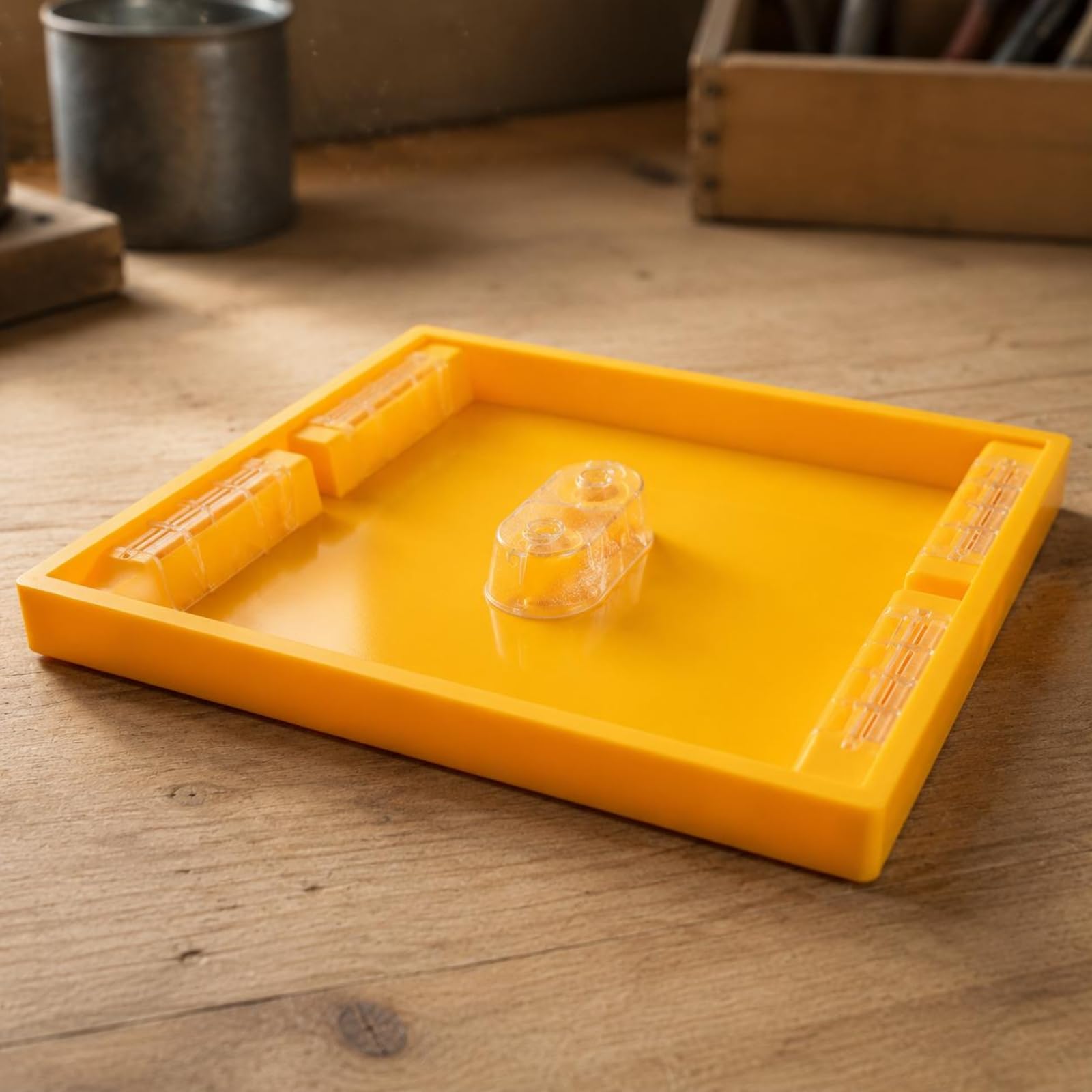 Insetto Idratazione Dispositivo Alimentatore Ape Arnia Contenitore Liquido Vassoio Nutritivo Strumento con Sezione Centrale Chiara E Struttura Leggera