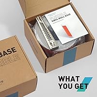 Vista 7 de Moldura de Zócalo, 4 Pulgadas (Ancho) x 40 Pies (Largo) Despegar y Pegar Moldura de Zócalo Flexible, Base de Zócalo de Vinilo Autoadhesivo, Zócalos