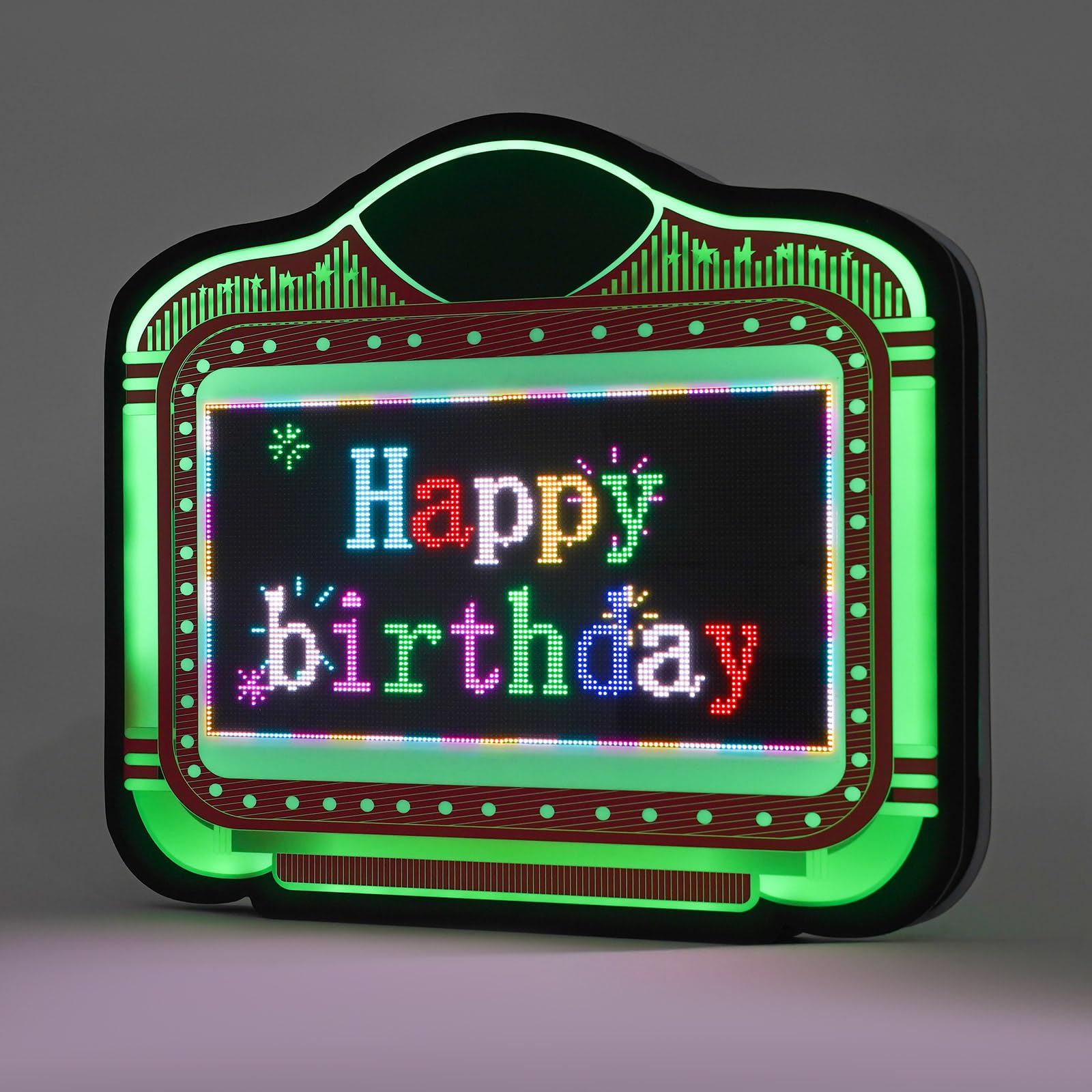 Señal de caja de luz LED VIP Bottle Service, programable por aplicación, presentador de cartas a color para bodas, fiestas, bares y clubes nocturnos, recargable