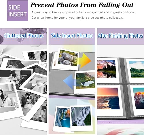 Vista 14 de Álbum de fotos de 288 bolsillos para cámara Fujifilm Instax Square SQ1/SQ6/SQ10/SQ20, Kodak Mini 3 Square, Mini Shot 3 Square, Mini Shot 3 Square