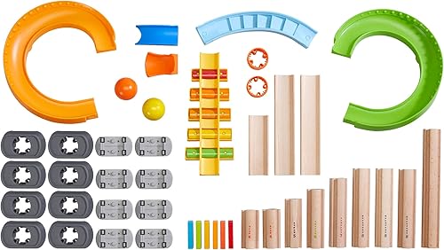 Miniatura 4 de HABA Kullerbu Melody Dominoes Ball Track Juego Set