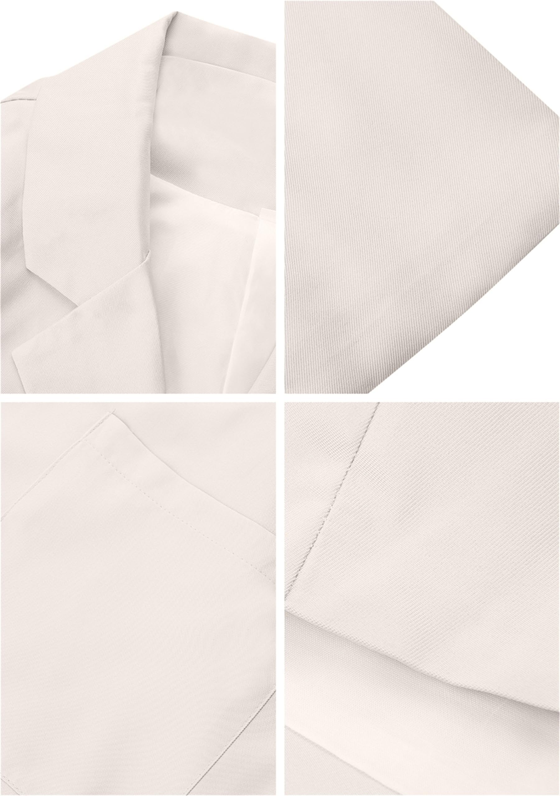Damen Klassische Business Blazer Revers Mode Jacken Solide Farbe Langarm Anzüge