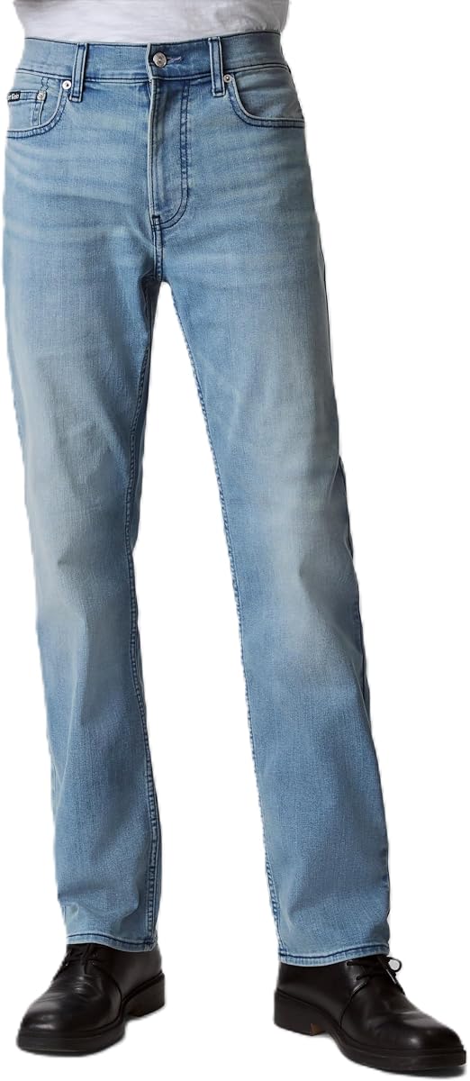 Calvin Klein Jeans rectos de alta elasticidad para hombre