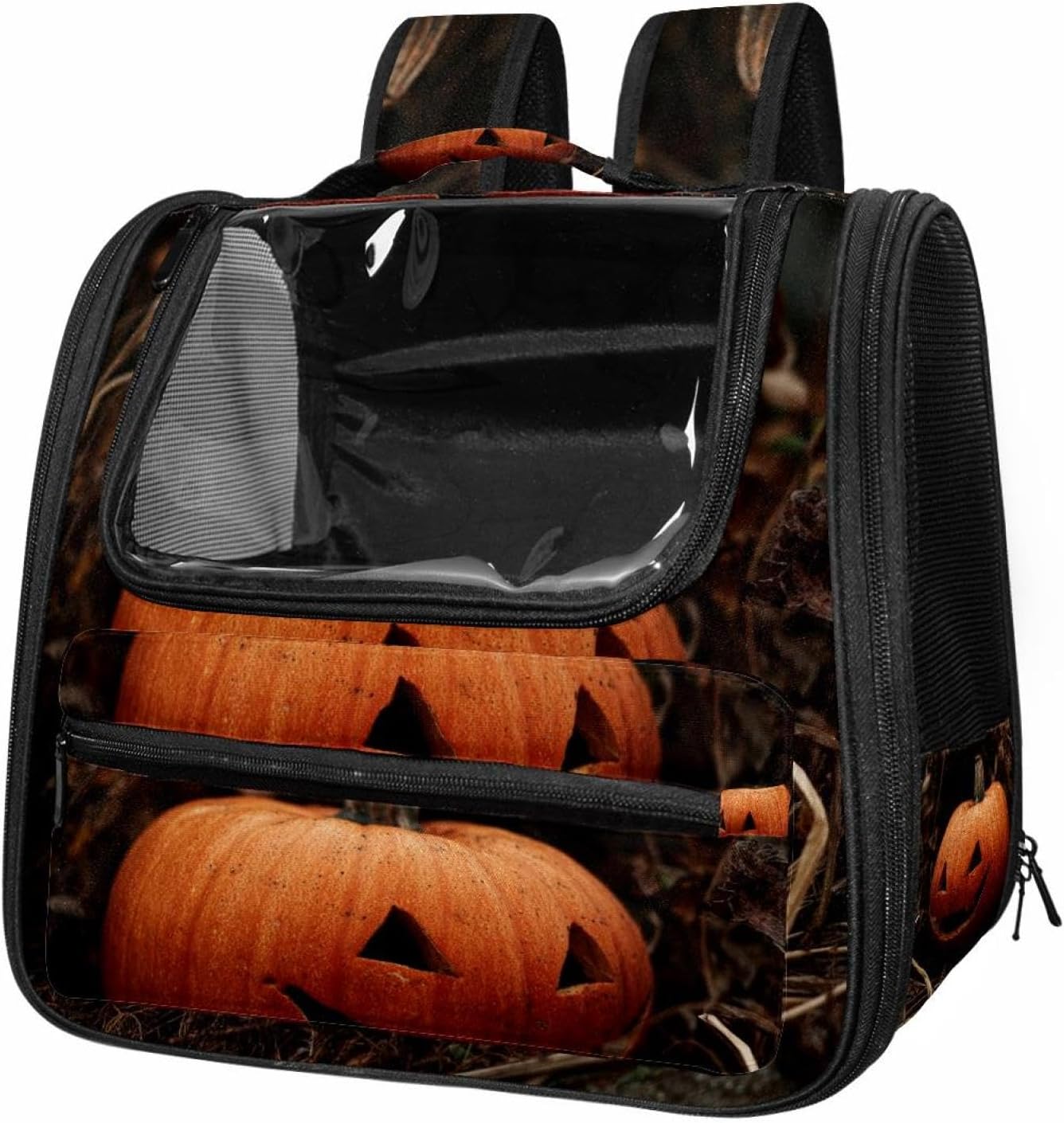 Portable Travel pet Backpack Carrier Hamster Bag Small Dog cat Carrier Breathable Hang Bag, Summer Fruit Watermelon Pineapple (1)