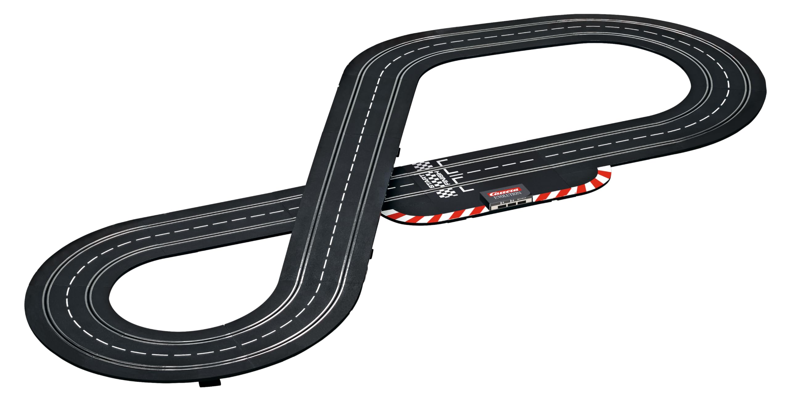 Carrera Evolution Electric 1:32 Scale Slot Car Racing Track Set - Includes Two 1:32 Scale Cars & Two Dual-Speed Controllers Ages 8+, NASCAR Darlington Showdown Featuring Kyle Larson and William Byron