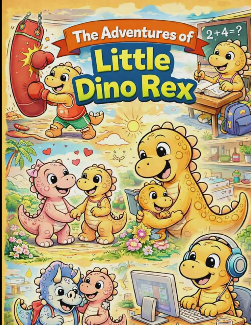 The aventures of little dino Rex: cutie little dinosaur