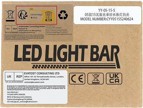 Miniatura 10 de Willpower Barra de luz LED de una sola fila de 4 pulgadas y 15 W, perfil bajo, ultra delgada, mini proyector para SUV, ATV, camión, barco