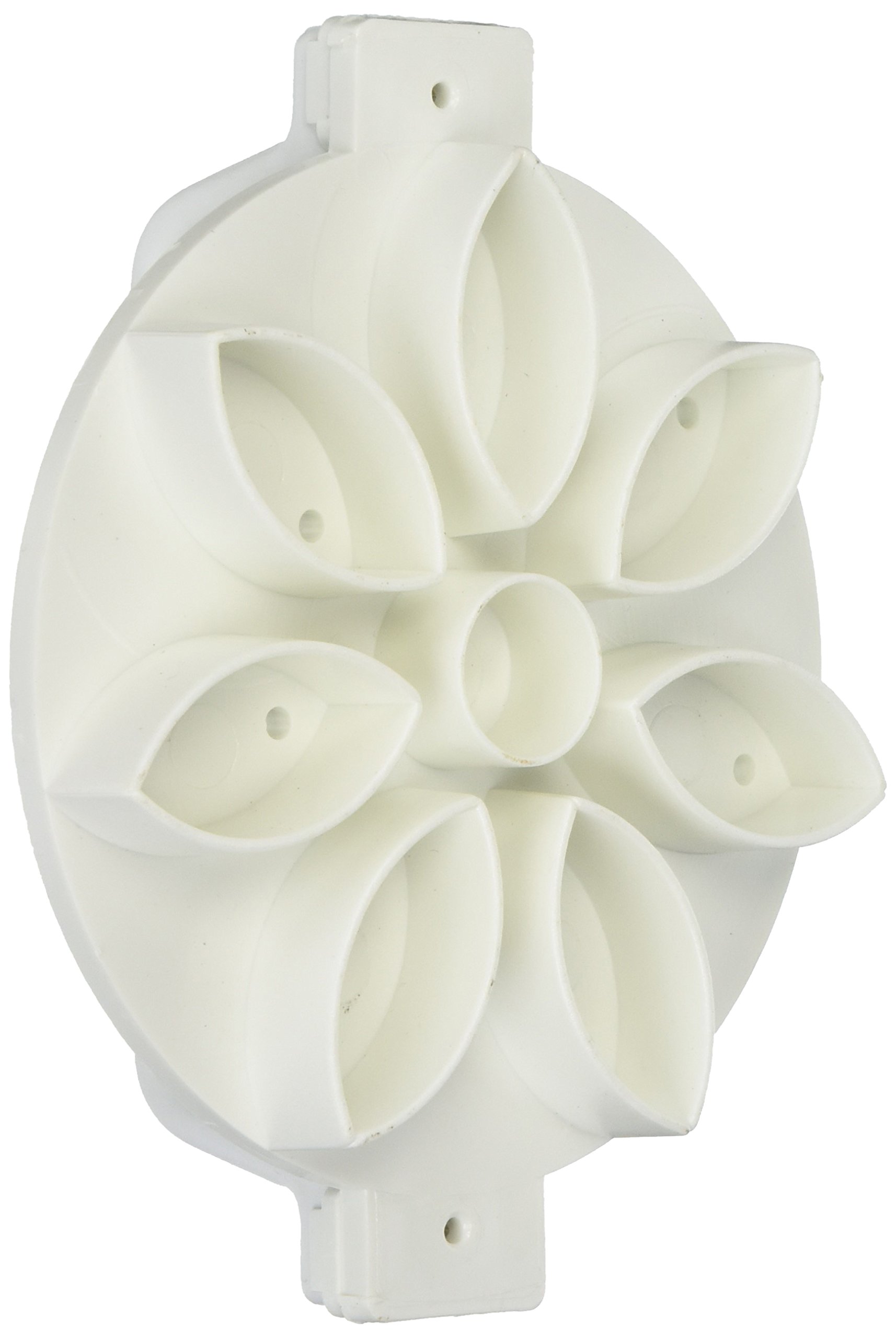 Paderno World Cuisine Daisy Imprint Dough Bread Stamp, 3-1/8-Inch Round