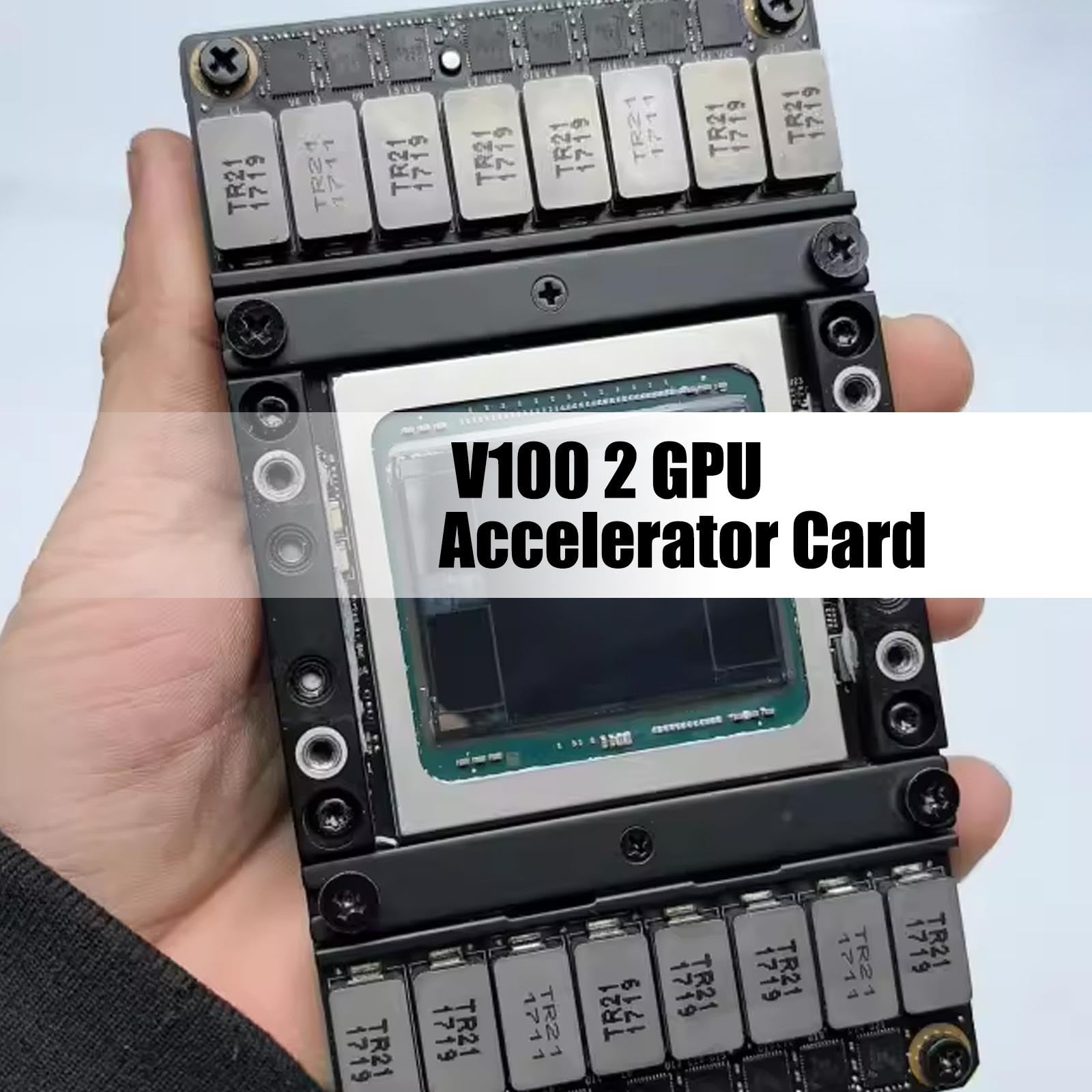 SXM2 V100 Scheda di accelerazione VRAM da 16 GB Tensor Core e ultima potenza di calcolo Tecnologia di memoria HBM2 ad alto carico Scheda driver video massiccia