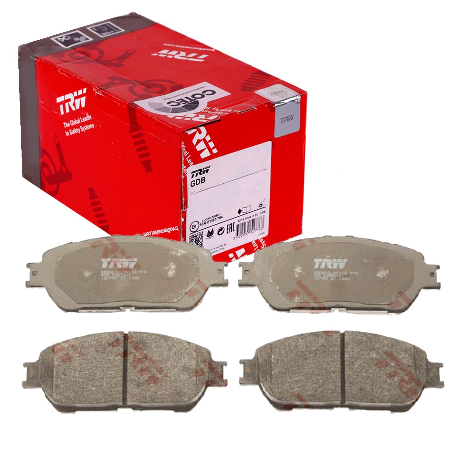 TRW Bremsbelagsatz, Scheibenbremse GDB3612