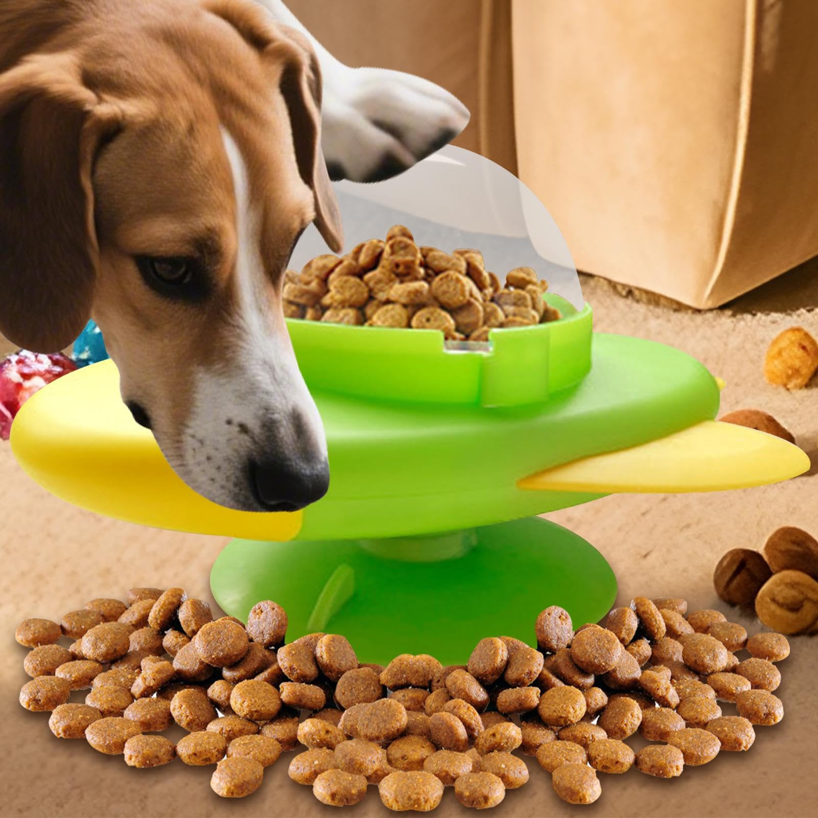 Generico Gioco Rompicapo per Cani | Pallina Alimento Cibo Puzzle per Cani,Gioco Cognitivo Antingozzo Cura Noia Addestramento Stimolo Mentale Intrattenimento Interno