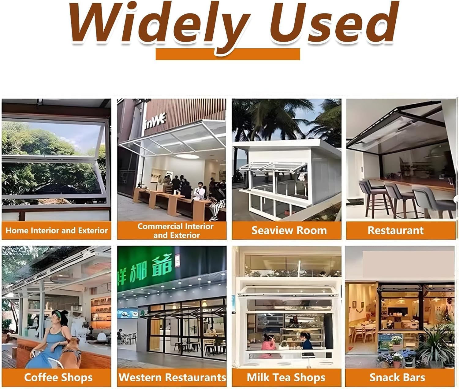 Customizable Folding Aluminum Sliding Window for Food Trucks & Restaurants - Service Window 44x48in (111.7x121.9cm) - Perfect for Mobile Kitchens & Outdoor Catering