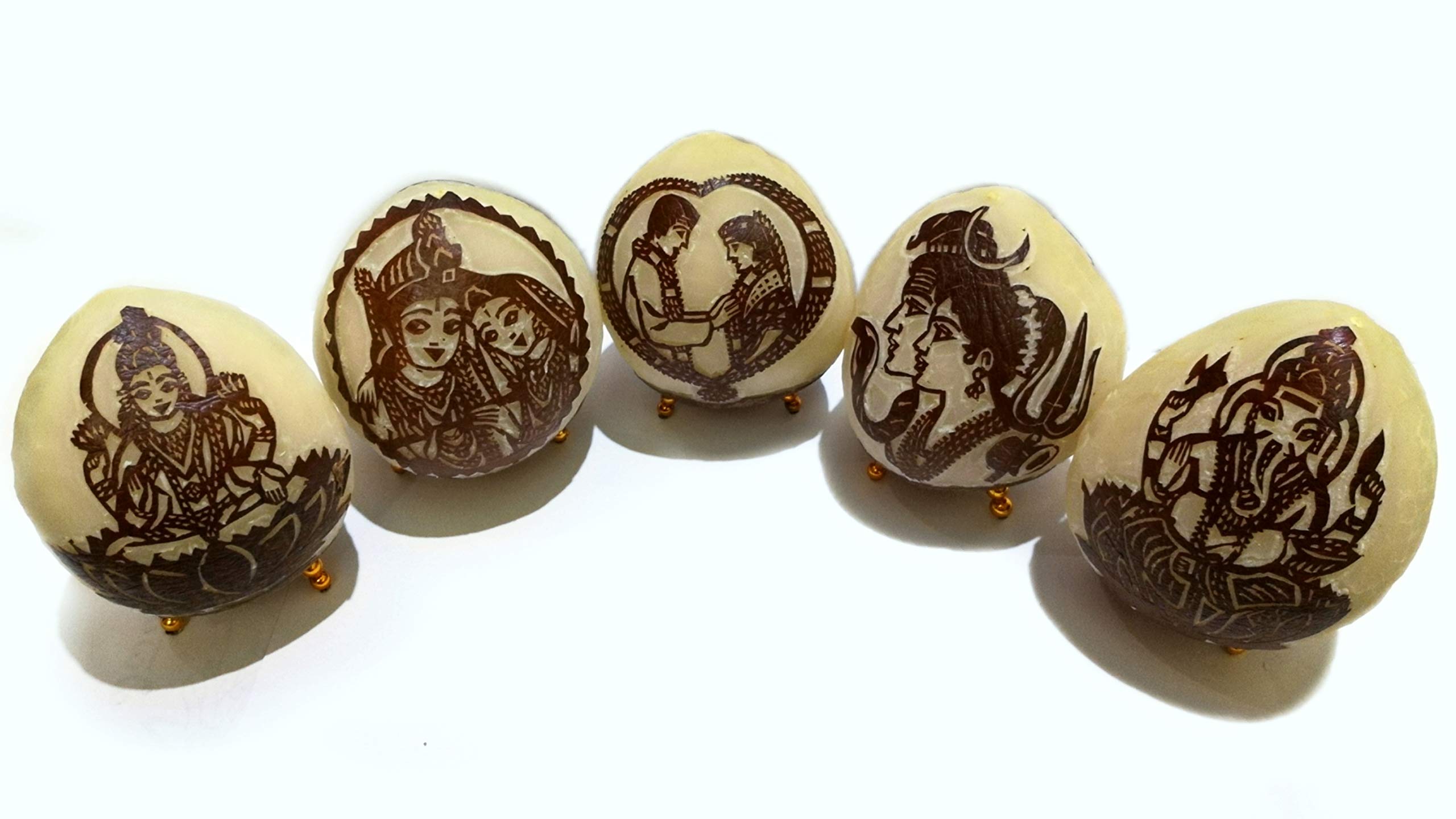 Buy Shree Kalakriti, Dry Coconut Carving Art Designs for Marriage