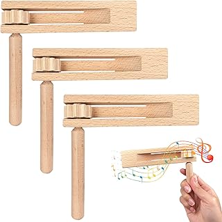 3 unidades de catraca de madeira para fazer barulho, catracas e artigos para fãs para animar, adequado para competições e apresentações