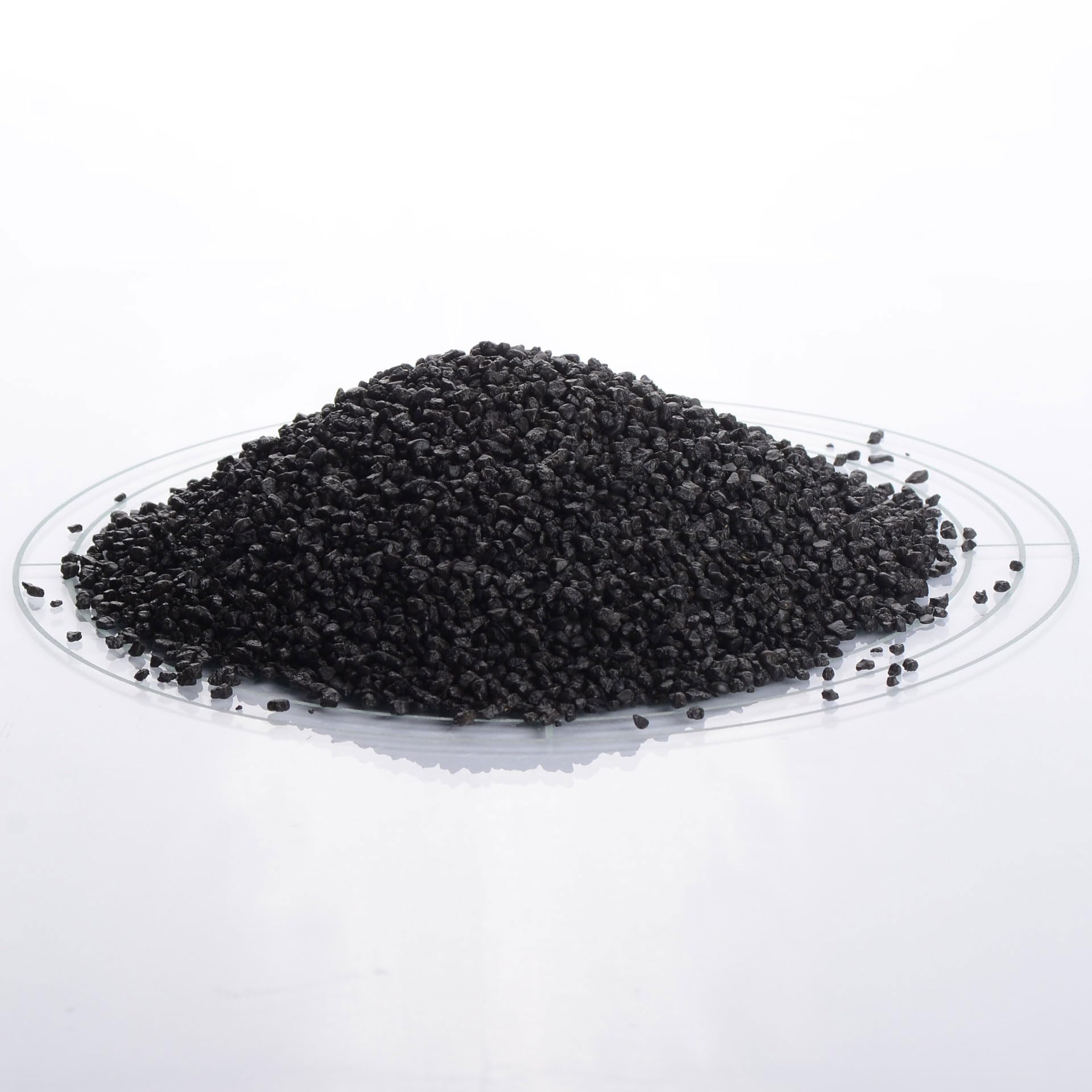 Schicker Mineral żwir akwariowy czarny, kwarcowy 2,0–3,0 mm, 25 kg, powłoka epoksydowa (deklaracja: nie uwalnia substancji), zaokrąglone ziarna, do akwariów słodkowodnych i morskich, neutralność pH
