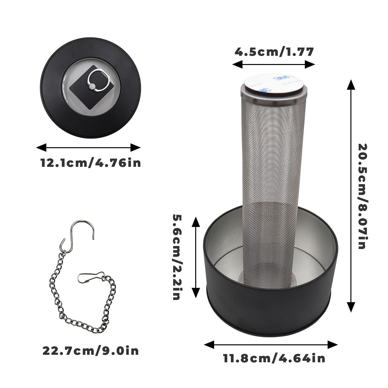 Ciotola per cibo camaleonte, mangiatoia per lucertole, tazza per cibo per rettili, accessori per gabbia camaleonte, scarafaggi Dubia, vermi della farina, supervermi, organizer con colonna per