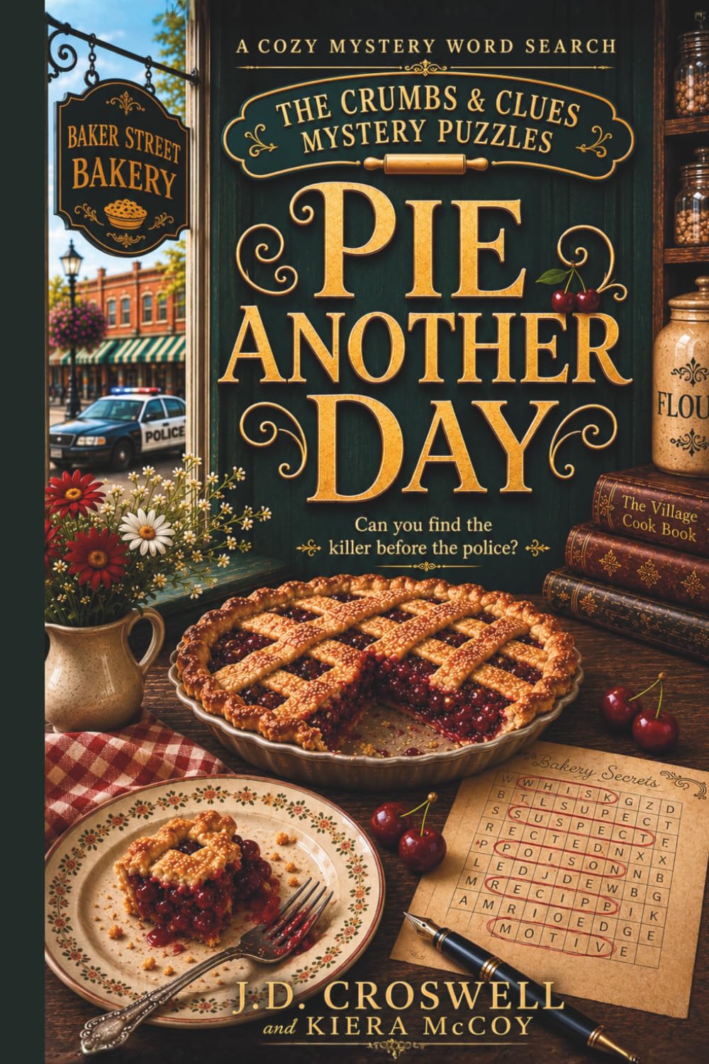 Pie Another Day: A Cozy Bakery Murder Mystery Word Search Puzzle — Read the Story, Solve the Puzzles, Catch the Killer (The Crumbs & Clues Mystery Puzzles)