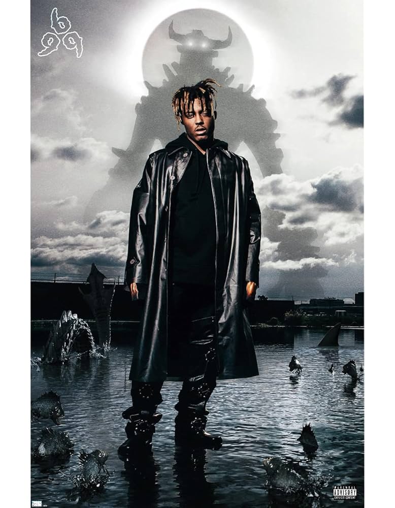 ポスター Juice Wrld poster Juice Wrld Poster Inch (multicolor) - 170GSM 12x18 Unframed