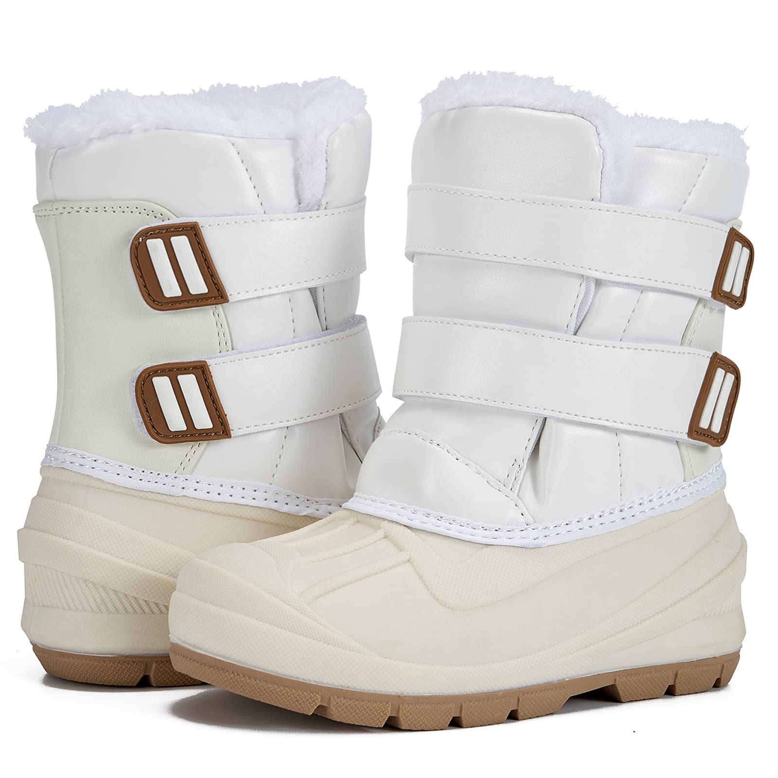 MORENDL Toddler Winter Snow Boots Waterproof Insulated