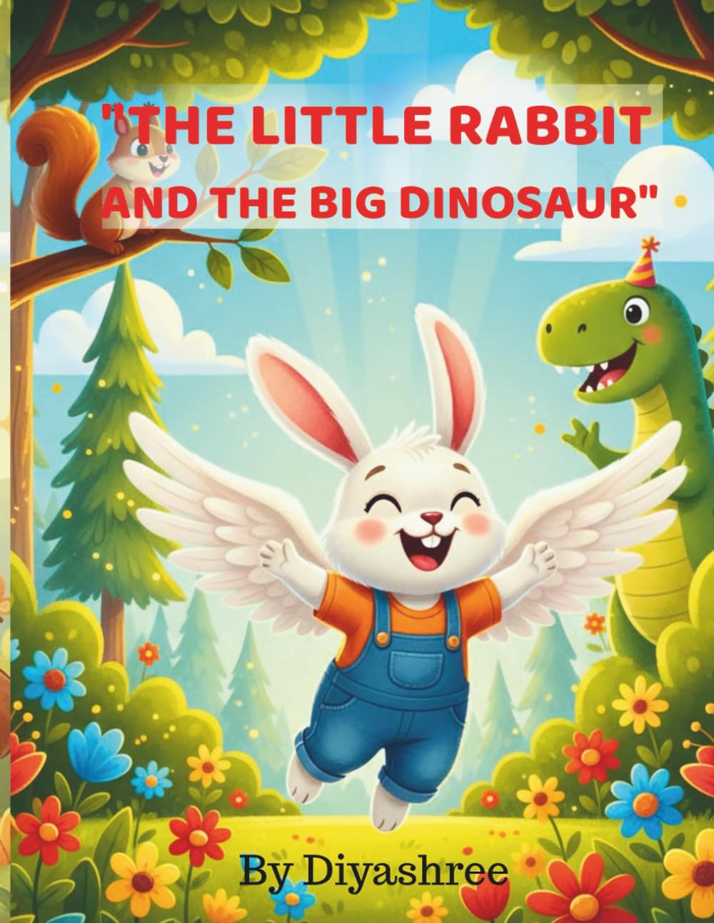 The Little Rabbit and the Big Dinosaur: A Cute Children’s Story About Courage, Friendship, and Magical Wings