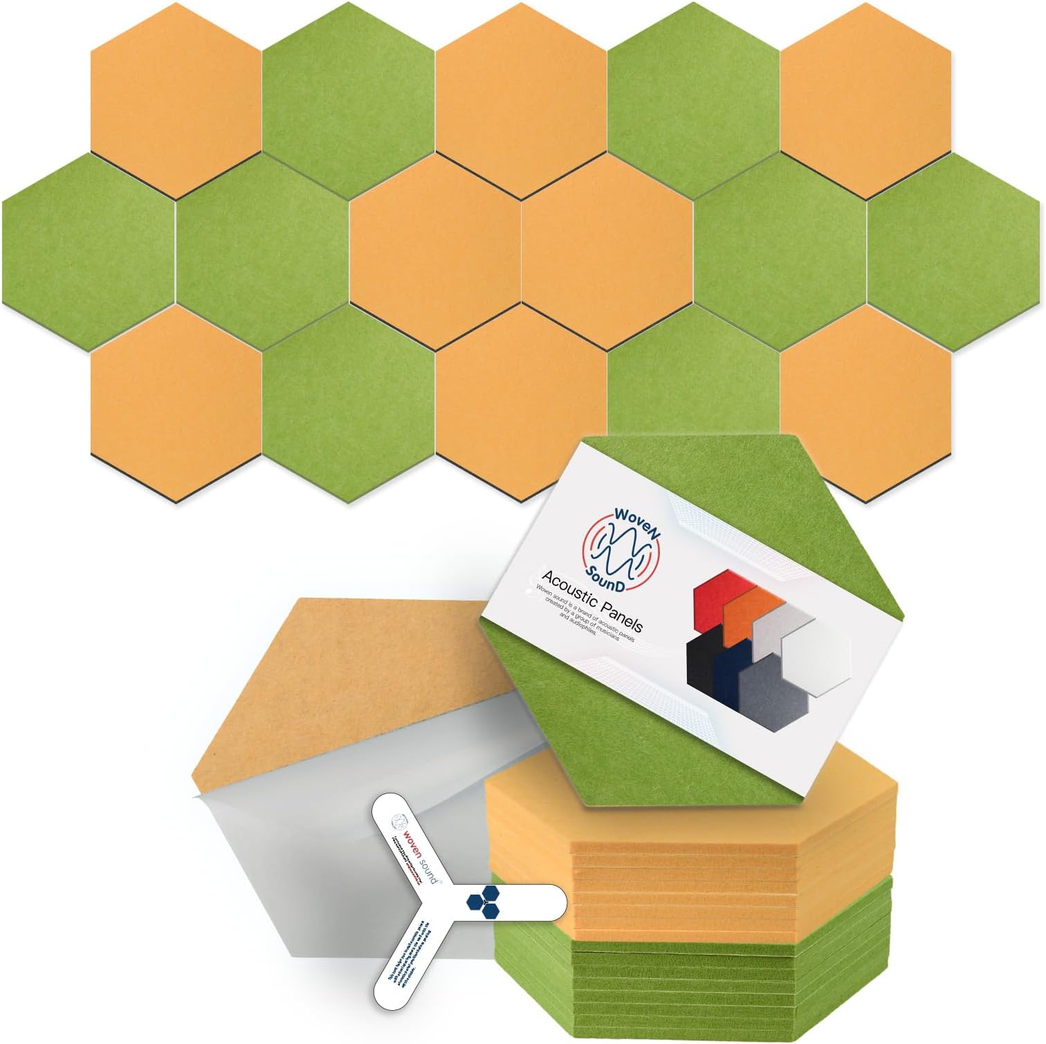 Amazon.com: Pyle 12 Pack Acoustic Foam Panels, Audio Acoustic Sound ...