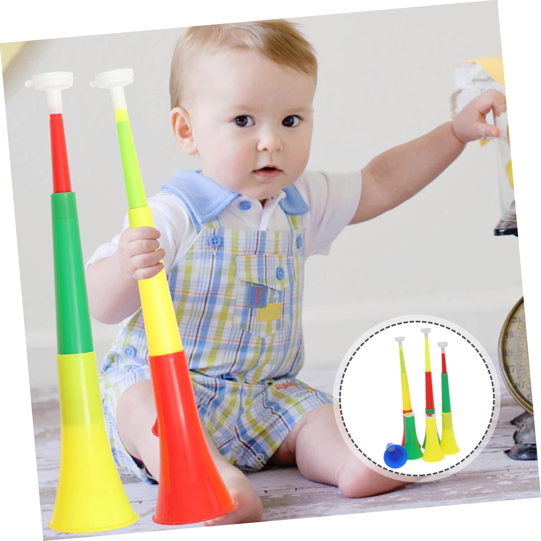 Trompette Jouet Toddmomy 2 Pièces - Dorée - 33 Cm - Pour Enfants, Fêtes, Spectacles