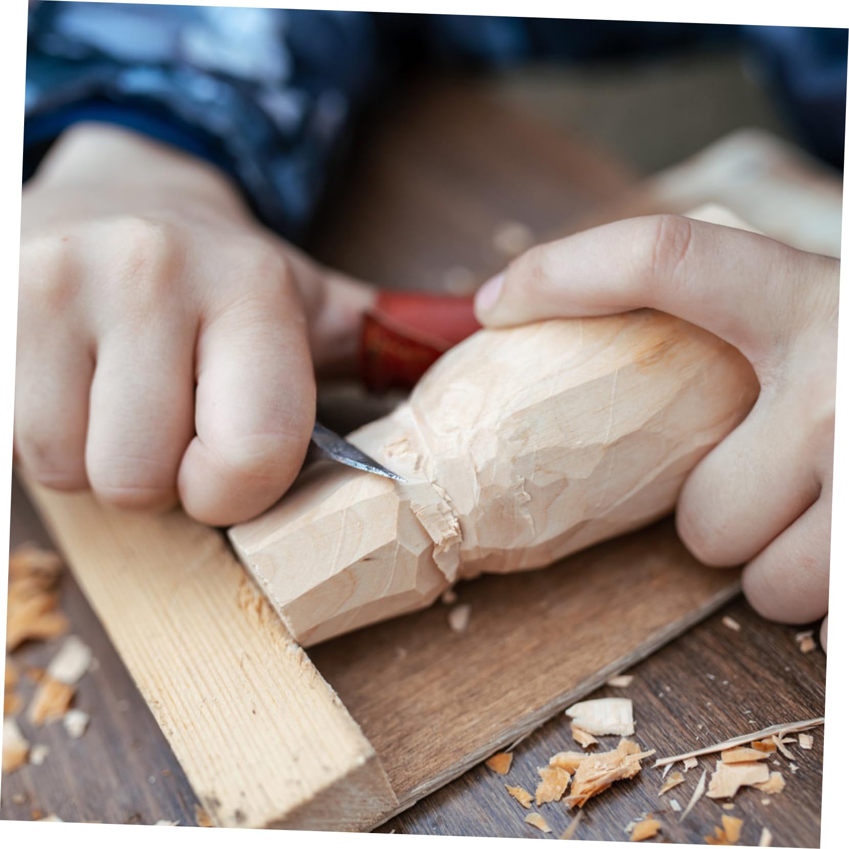 Sewroro 15 Piezas Bloques de Madera para Manualidades Rectangulares de Madera para Proyectos de Bricolaje y Tallado Decoración de Mesa de Centro