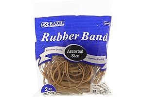 BAZIC Premium Elastic Bands for Office and Home