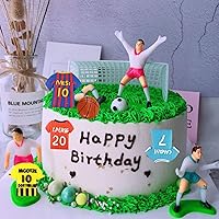 Vista 4 de Juego de 2 moldes de silicona con temática de fútbol, camisas de pasta de goma de fondant, moldes de caramelo de chocolate para decoración
