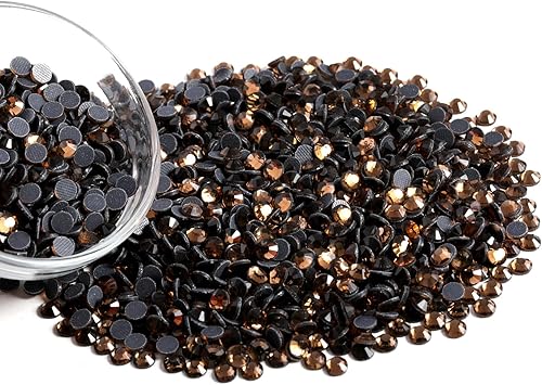 Vista 64 de 6000 diamantes de imitación termoadhesivos a granel, diamantes de imitación azules para ropa de manualidades, cristales termoadhesivos