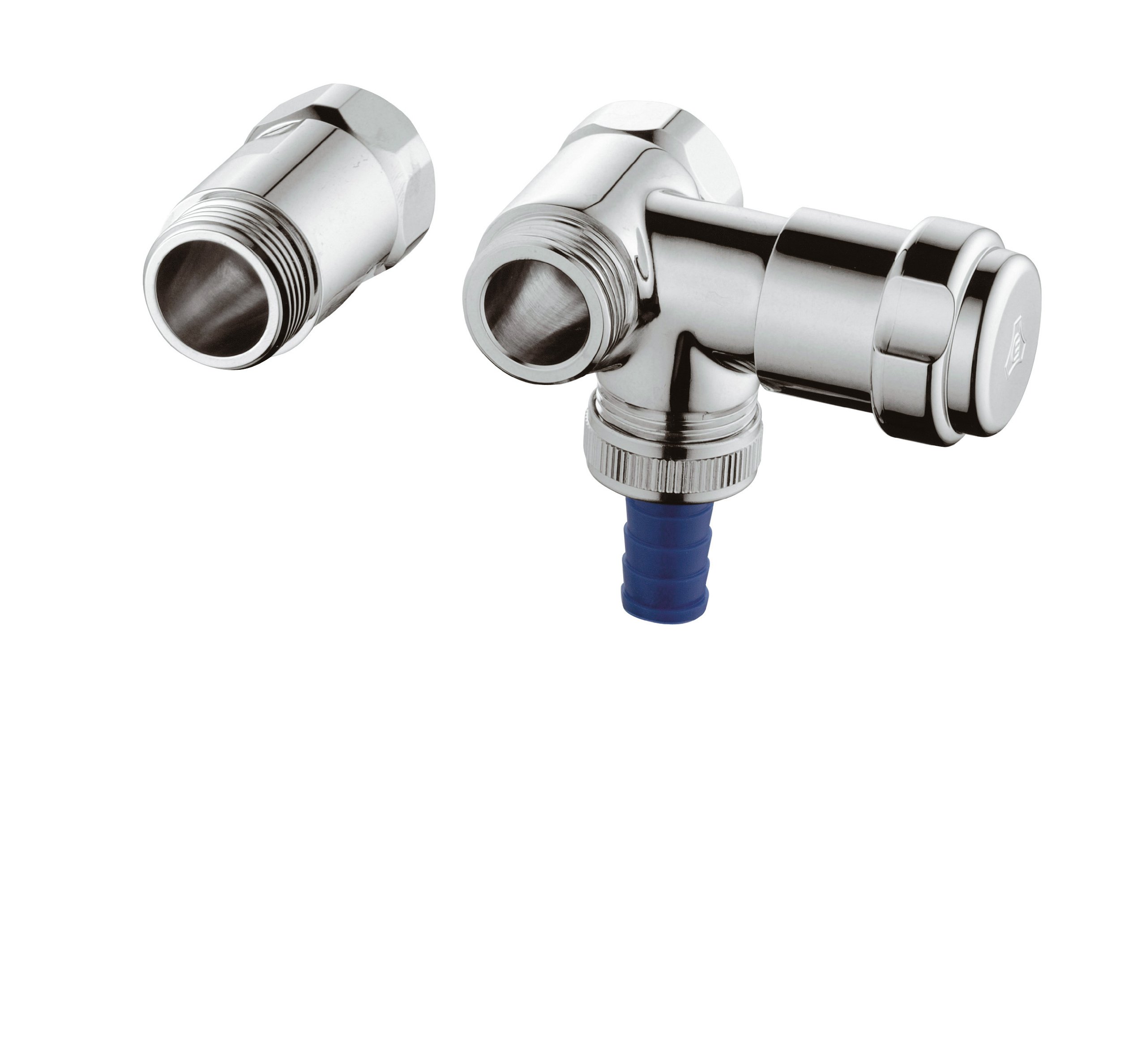 Grohe WAS Ventil "Batterie" verchromt 1/2 Zoll, DN 20, Anschluss rechts 41043000
