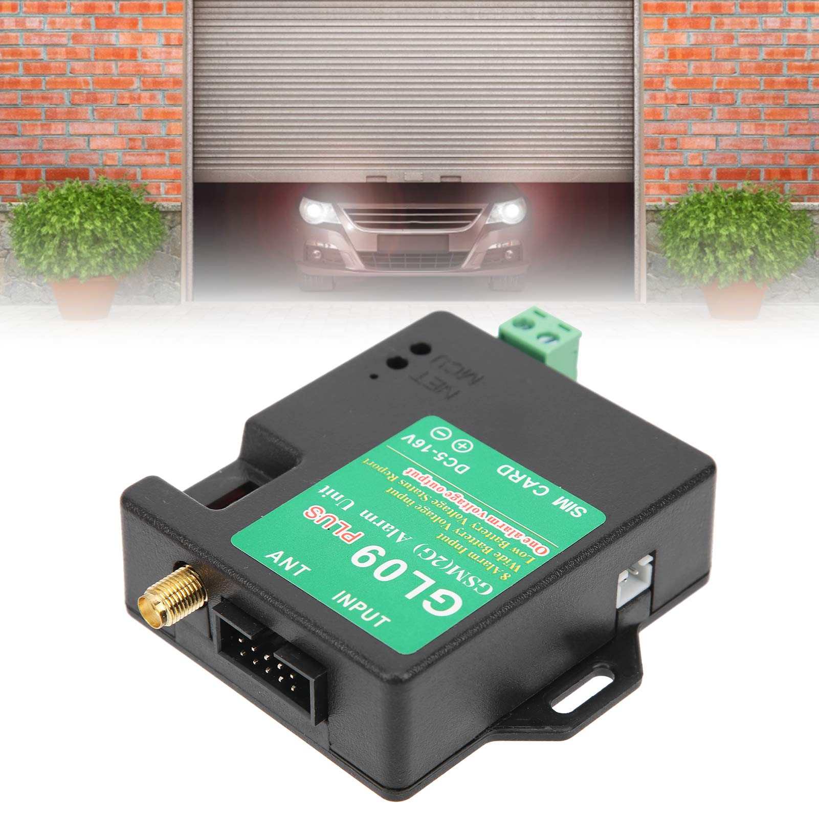 GL09 PLUS GSM Allarme GSM a 8 Canali Avviso di Chiamata SMS con Cavo di Collegamento per Magazzini di Sicurezza Domestica