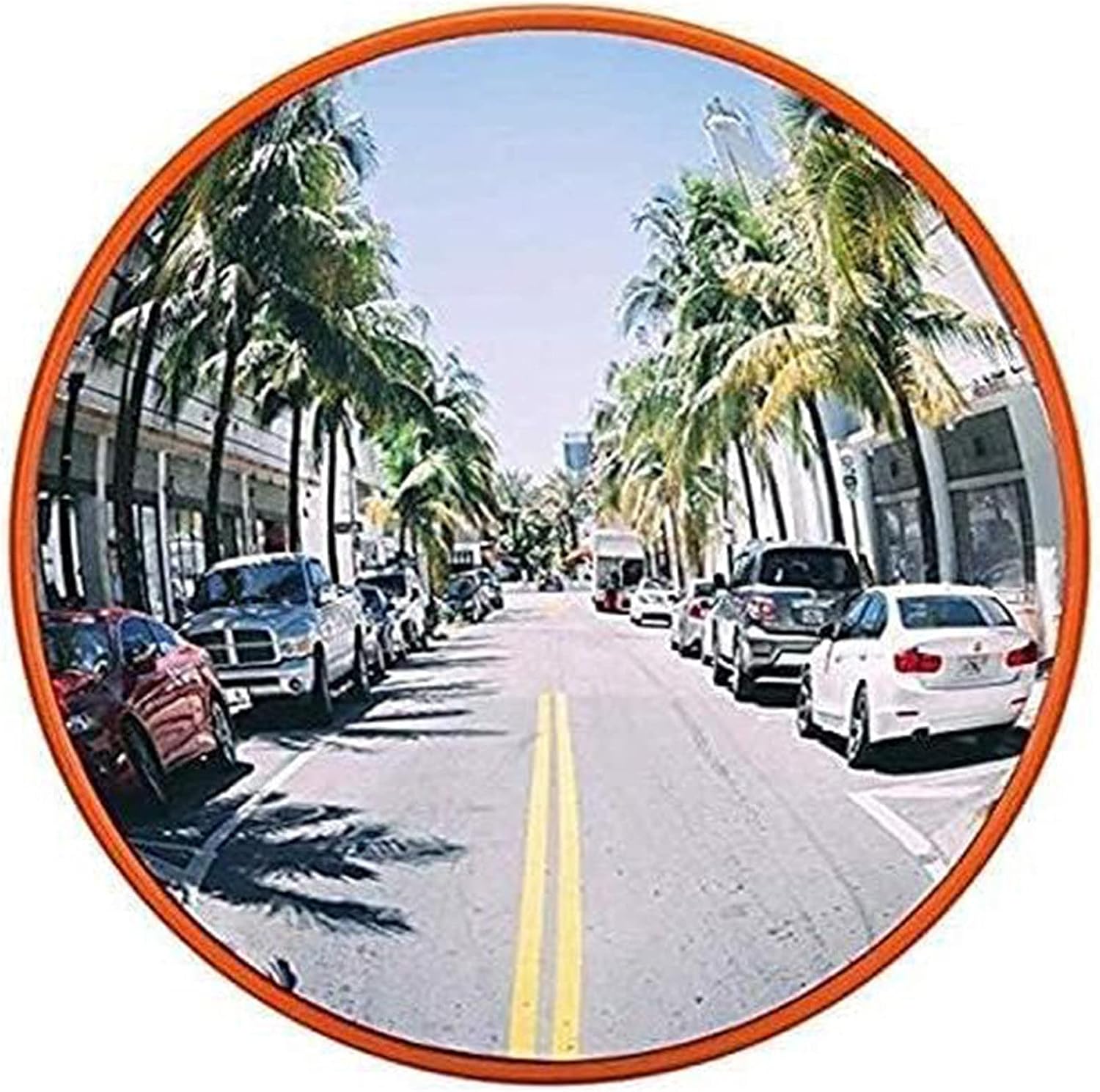 Traffic Mirror, Road Corner Miror, 60cm Outdoor Security Mirror Angle