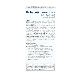 Dr. Talbot\'s Night Time Baby Tooth Gel for Sore Gums - .53 oz Tube - Banana Flavor - for Ages 3-24 Months