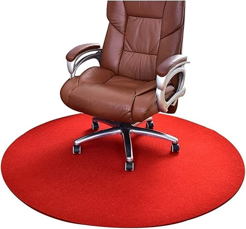 Tapete para silla de oficina, alfombra redonda multiusos antideslizante, resistente al desgaste para suelo de azulejos, silla rodante y escritorio