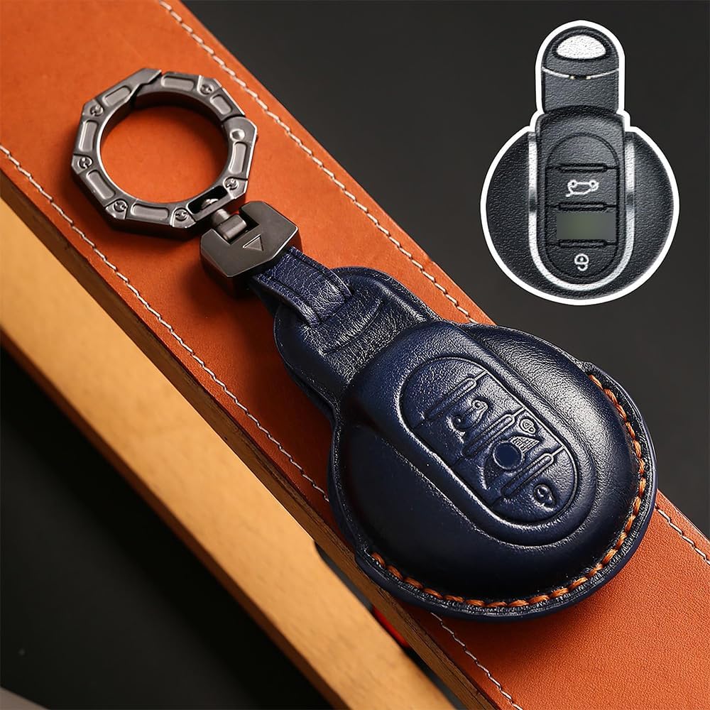 3 Button Key Fob Cover Fit For BMW Mini Cooper Clubman Convertible Key Case Key Shell Accessories Protector