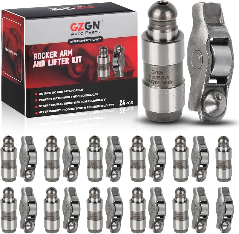 Kit com 12 balancins e tuchos GZGN para Dodge, Jeep, Chrysler e Ram 3.6L – 12 conjuntos