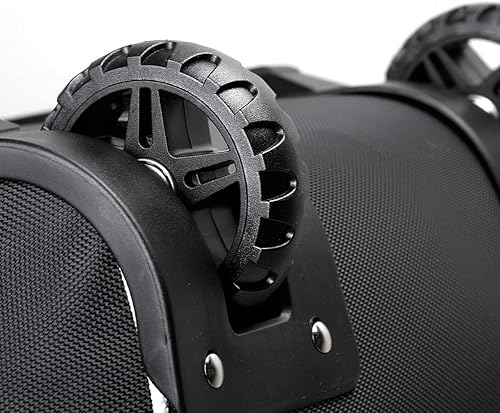 Miniatura 3 de Orlimar 1680D Super Duty Funda de viaje de golf con ruedas, grisrojonegro, 48 x 14 pulgadas