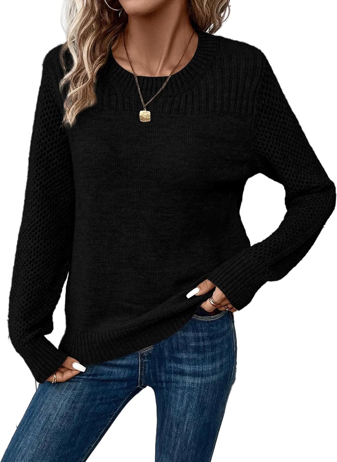 Women's V Neck Wool-cashmere Blend Hoodie - Camel - View #7