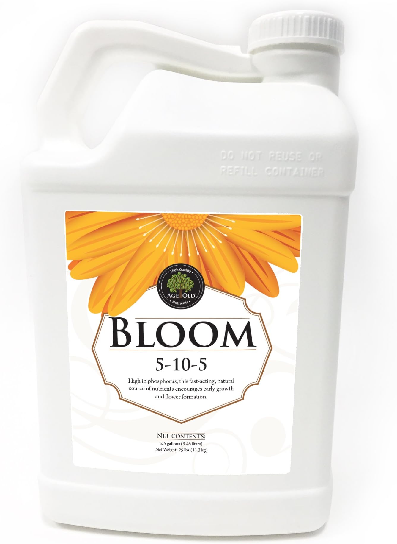 Bloom Natural Based Liquid Fertilizer, 2.5-Gallon