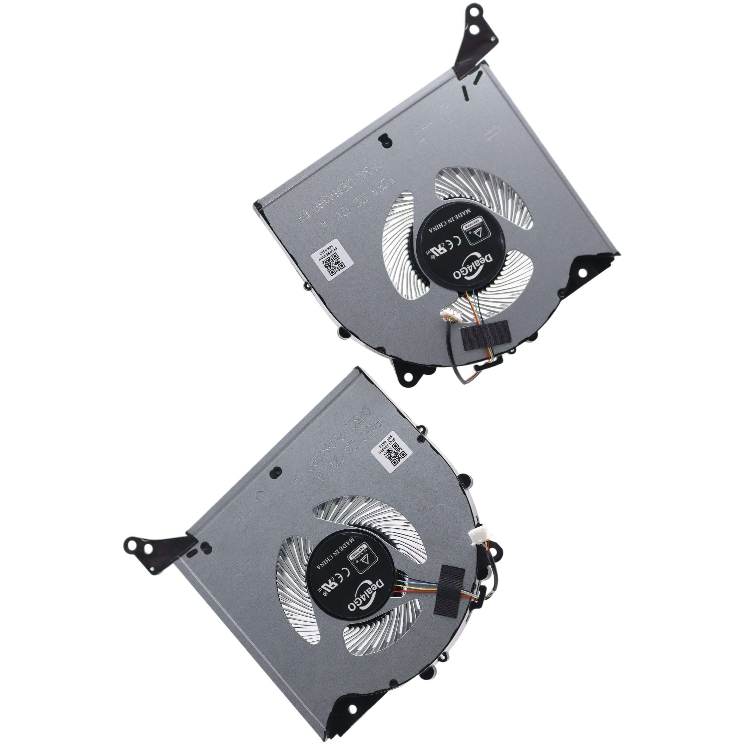 Deal4GO Kit de ventilador de refrigeración gráfica de CPU GPU 5H40S20787 de repuesto para Lenovo Legion Pro 7 16IRX8H 82WQ Y9000K R9000K 2023