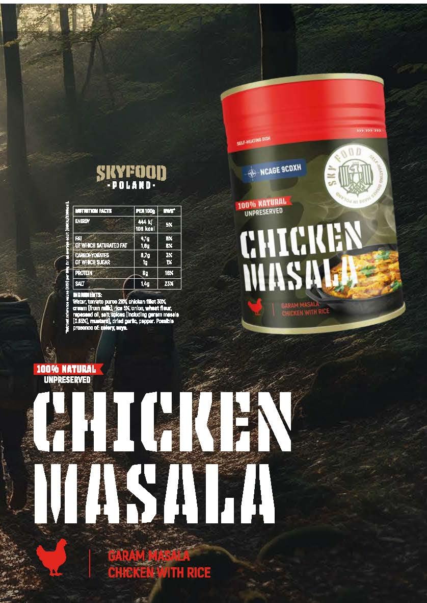 SkyFood: Chicken Masala, Self-Heating Dish