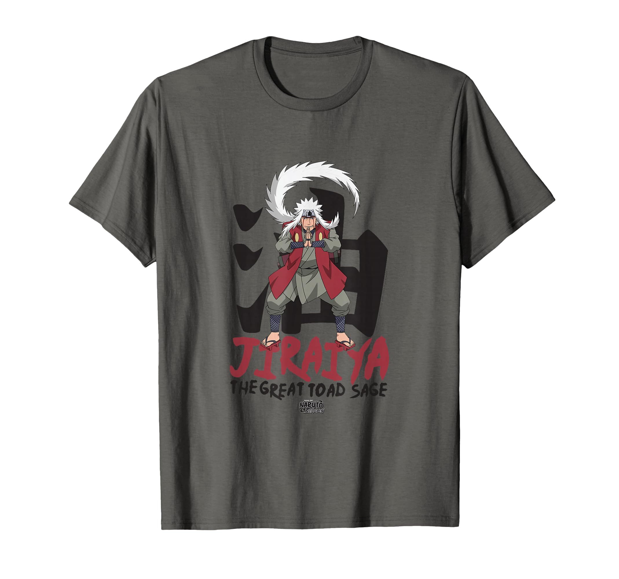 Shippuden Jiraiya Large Toad Sage with Kanji Anime T-Shirt