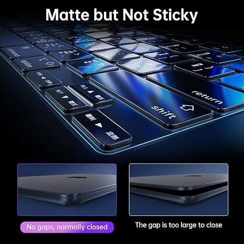 Miniatura 7 de Protección de teclado premium Soonjet, cubierta ultra delgada para teclado para 2025 2024 2023 2022 2021 M5M4M3M2M1 ProMax MacBook Pro 1416, M4-M2
