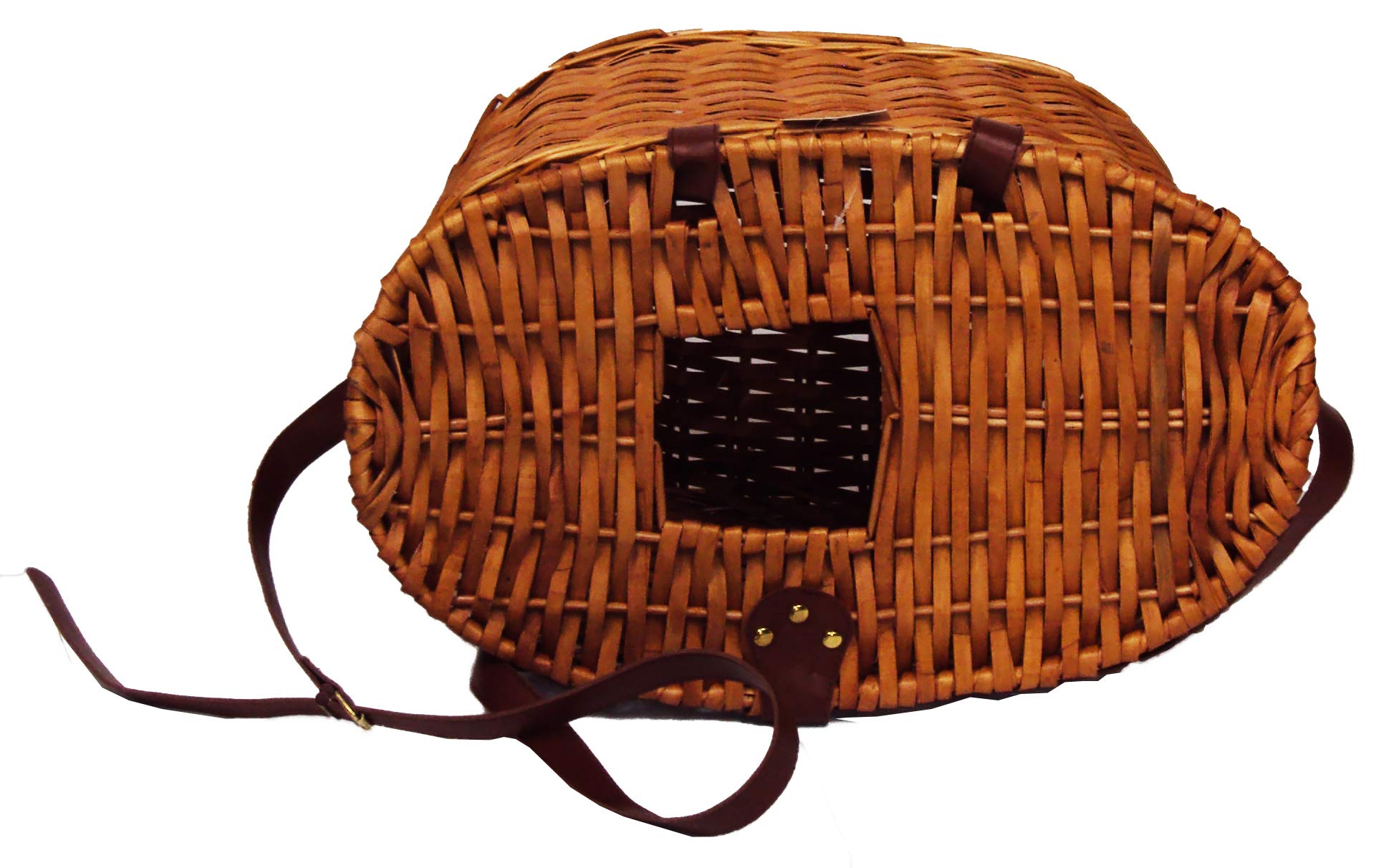Cesta In Vimini Per Funghi E Tartufi - Con Tracolla E Chiusura In Pelle, Ideale Per Escursioni - Foto 6