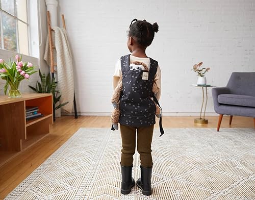 Miniatura 4 de Baby Tula - Mini portador de juguetes para muñecas y animales de peluche, transportador de juguetes de tamaño infantil con correas ajustables, tela