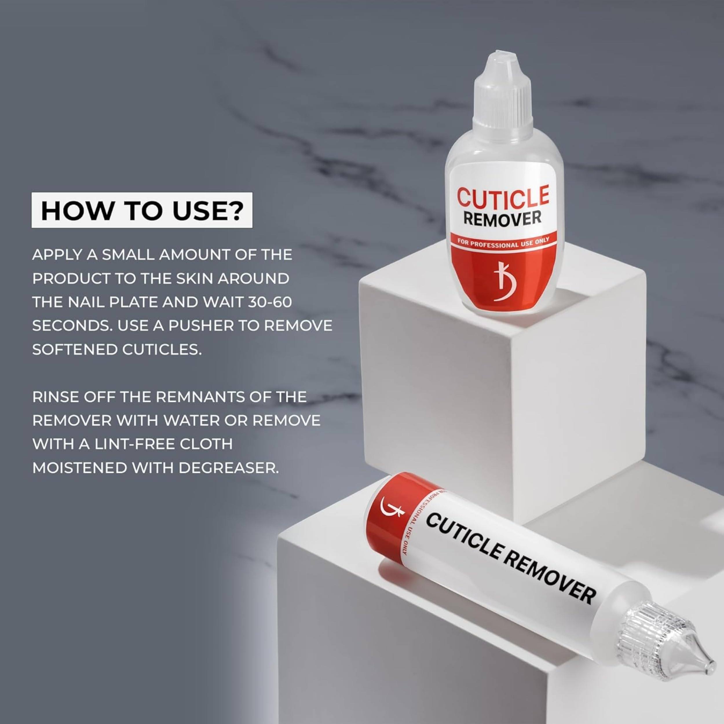 Kodi Professional Rimuovi Cuticole Gel - Cuticle Remover Nail Gel with Aloe Extracts - Ammorbidente per cuticole con estratti di aloe a azione rapida per unghie impeccabili 50 ml