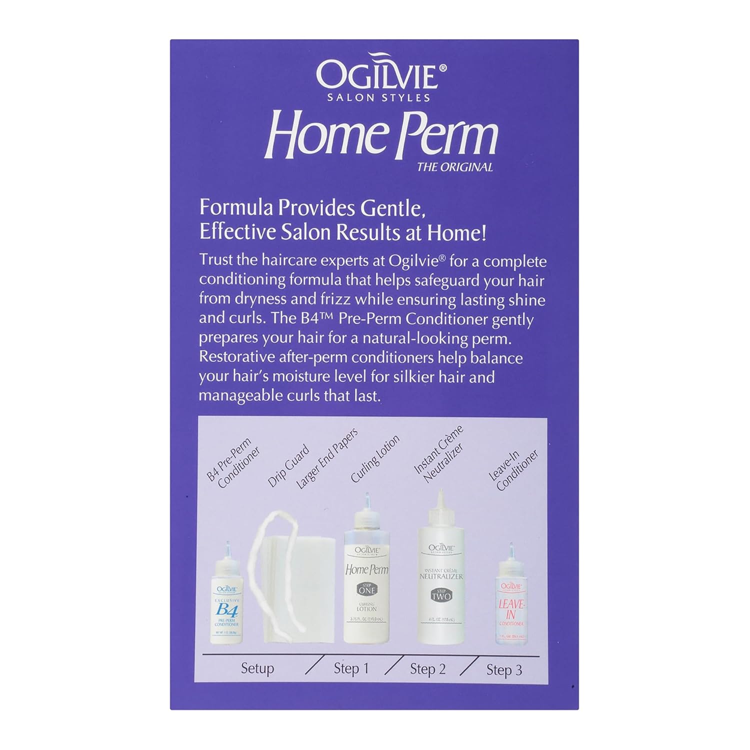 Ogilvie Salon Styles Home Perm The Original - For Color Treated, Thin, or Delicate Hair - 2 pc