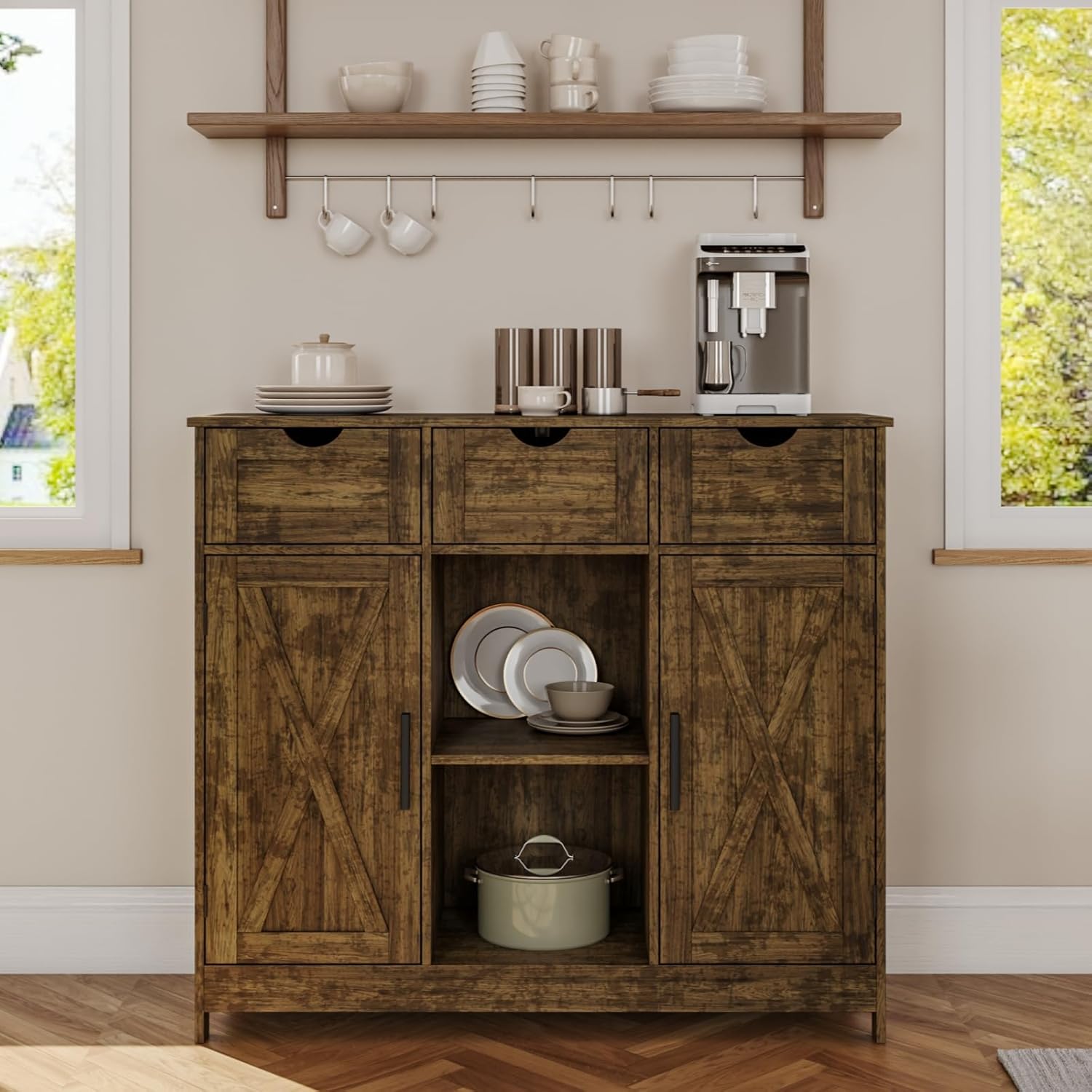 Stylish Farmhouse Sideboard