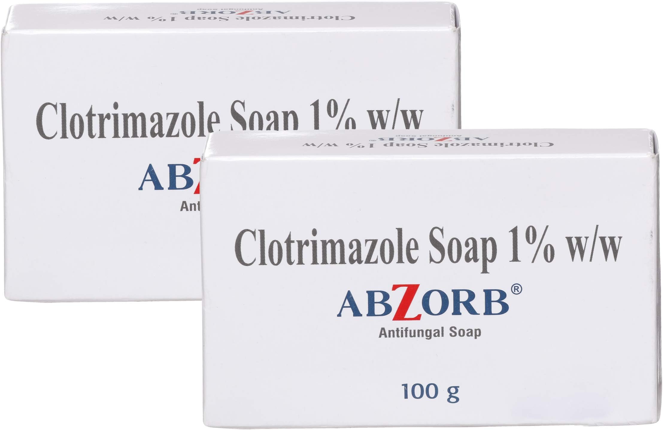 Abzorb Antifungal Cleansing Bar 100gm (pack of 2)
